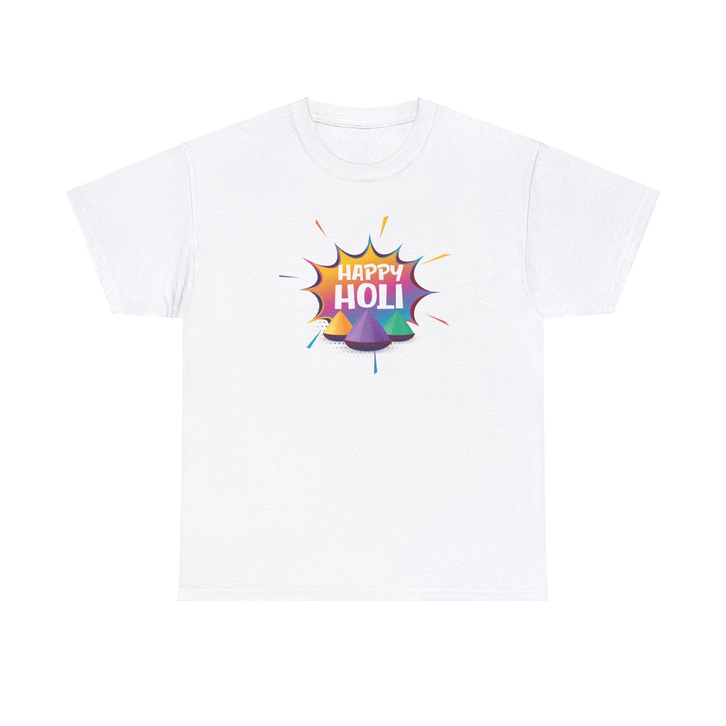 Happy Holi Heavy Cotton Tee