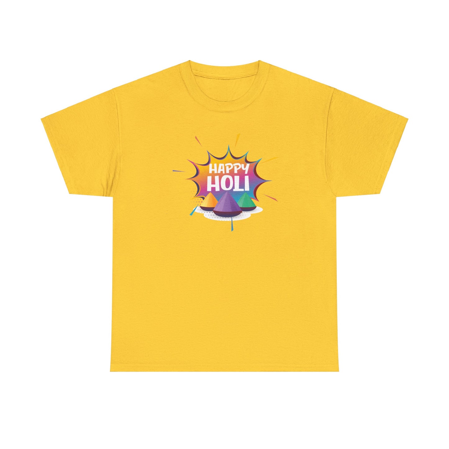 Happy Holi Heavy Cotton Tee