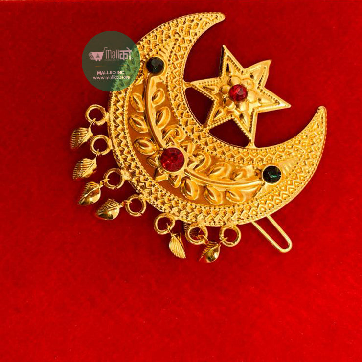 Chandrama (Moon) Hairpin