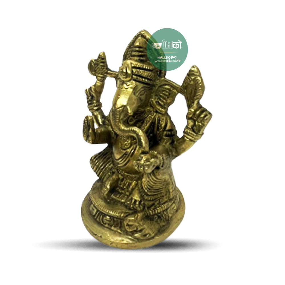 Lord Ganesh Brass Idol
