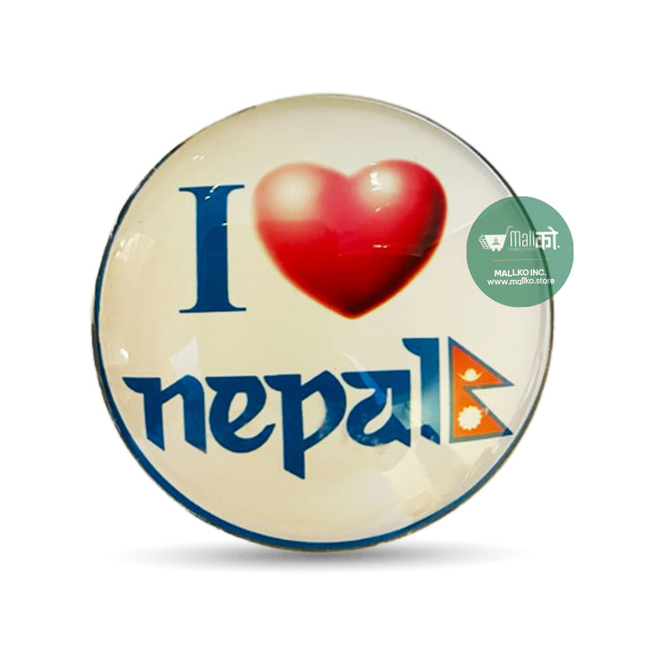 Fridge Magnet - I Love Nepal