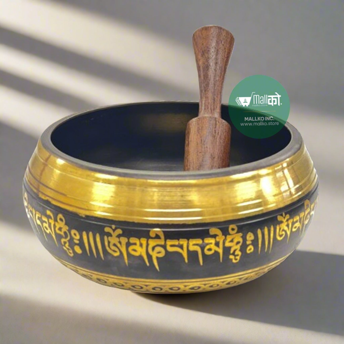 Singing Bowl Set for Meditation or Yoga