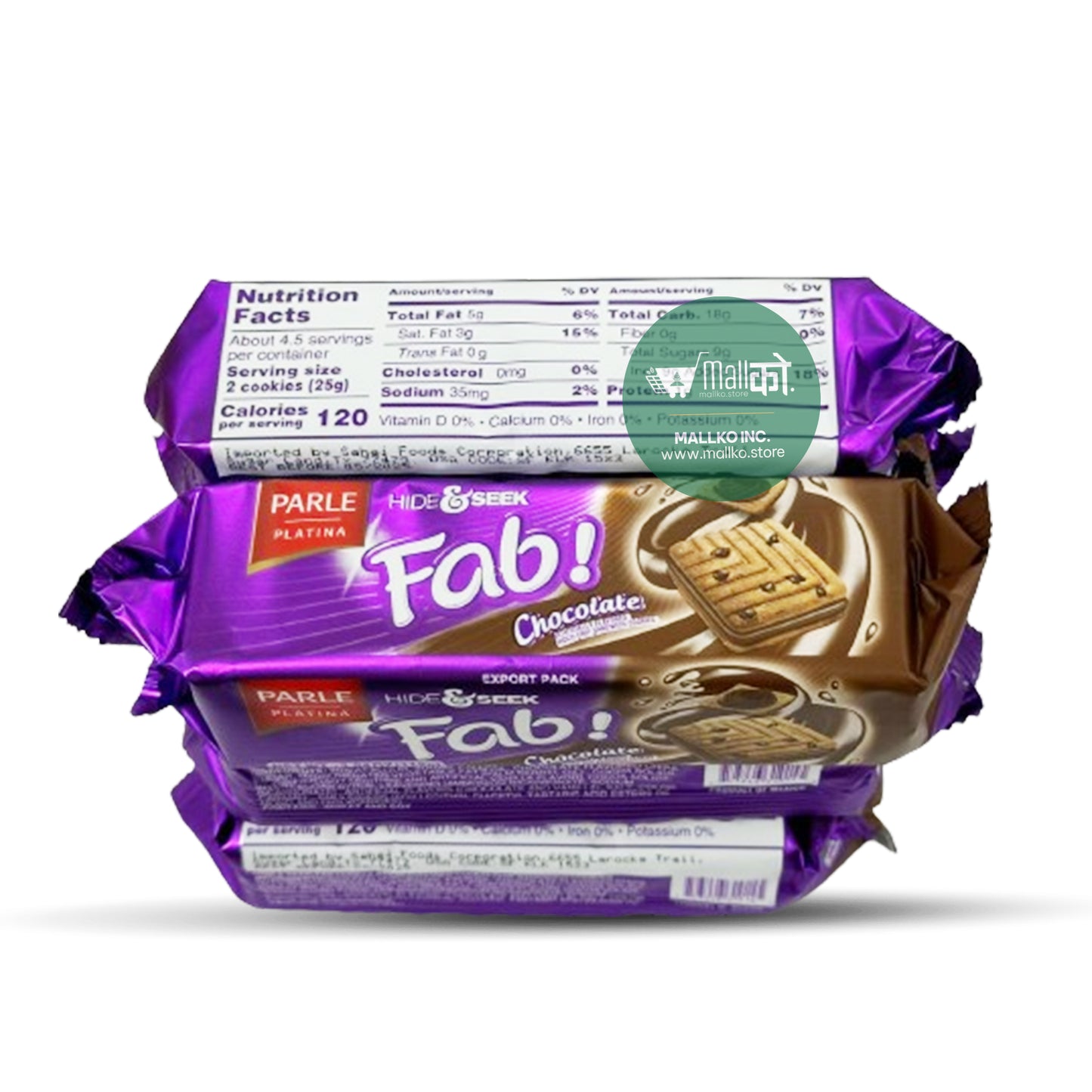 Parle Hide & Seek Fab Chocolate Biscuits