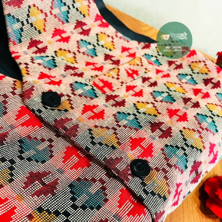 Nepali Dhaka Vest