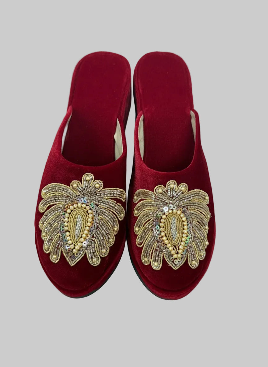 Nepali Bridal Shoes (Big Heels)