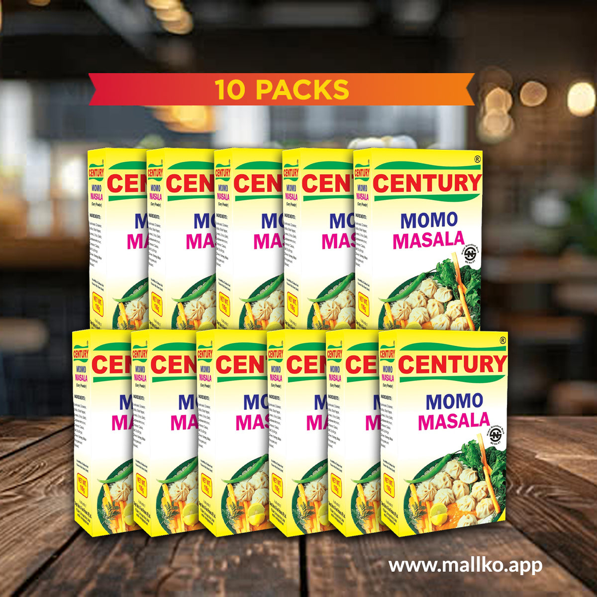Century momo masala 10 packs