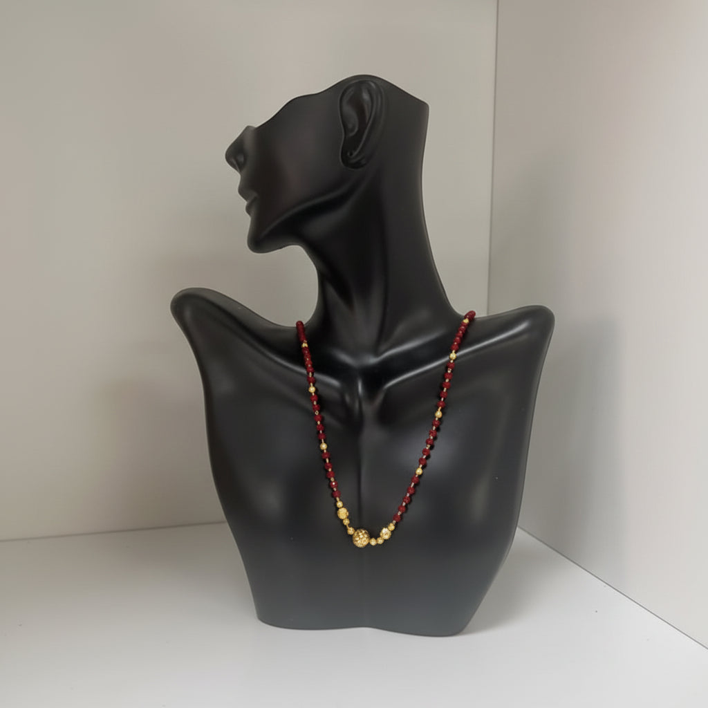 Classic Red & Gold beads Mangalsutra