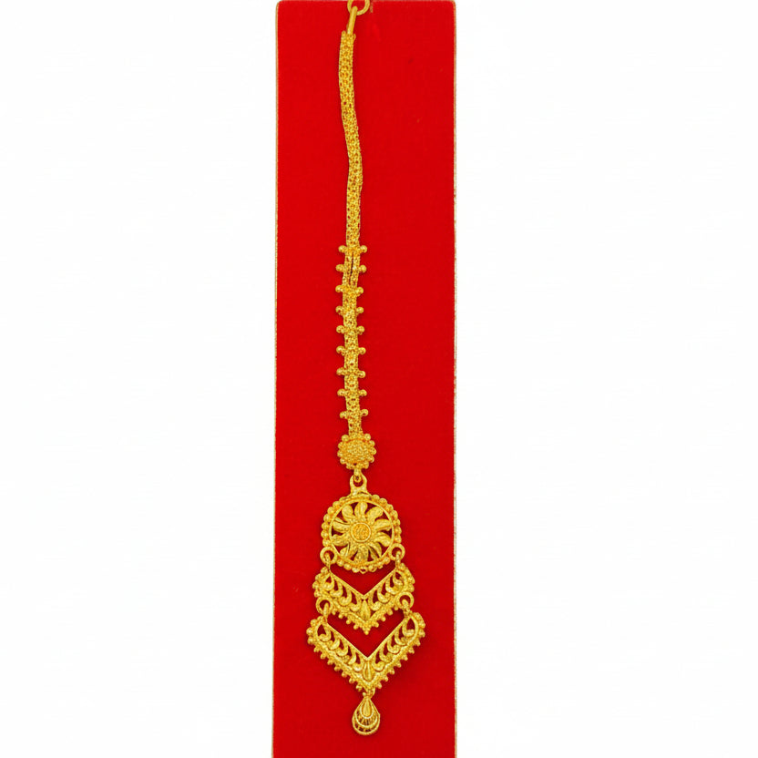 Goldplated Traditional Maang Tika Jewelry