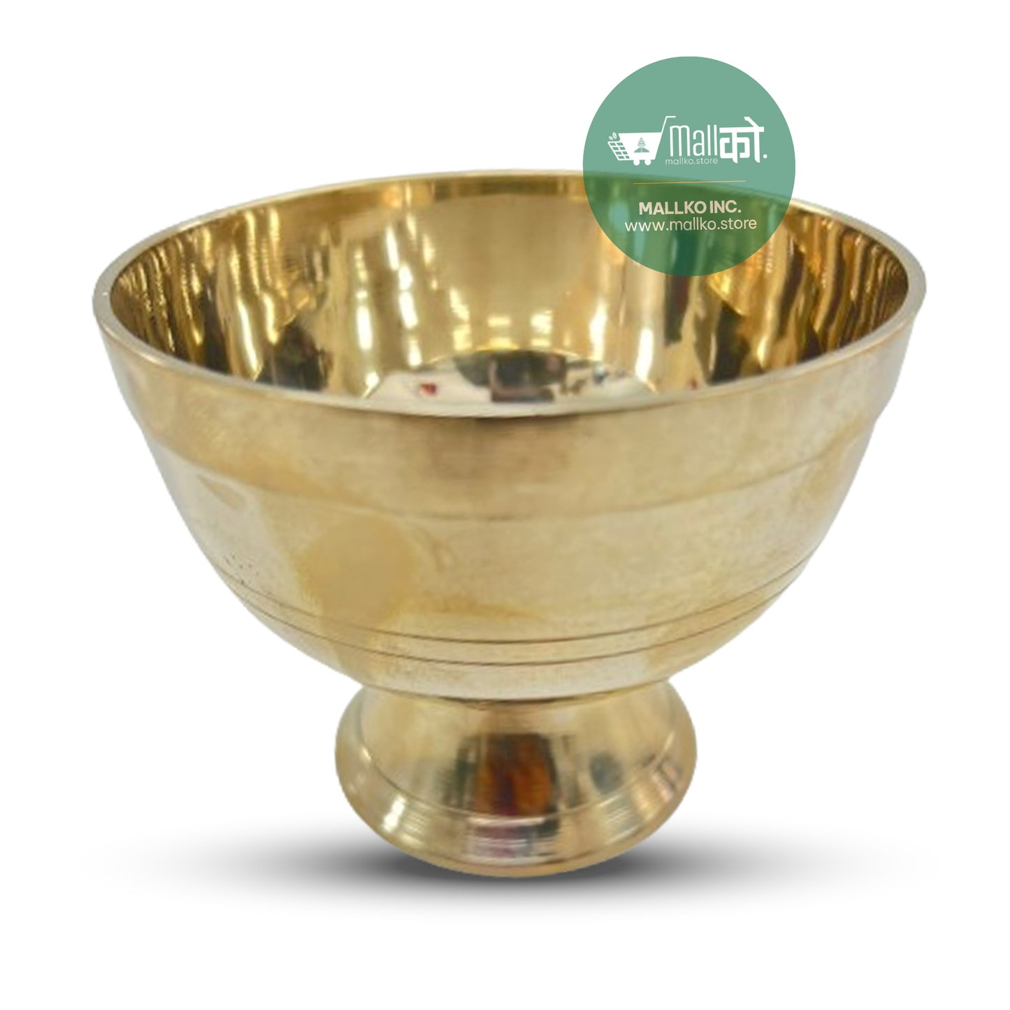 Brass Bowl with Stand