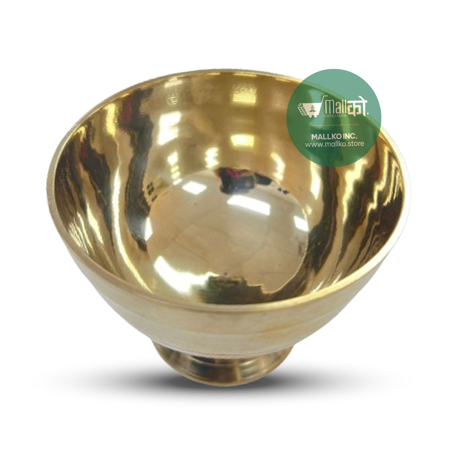 Brass Bowl with Stand