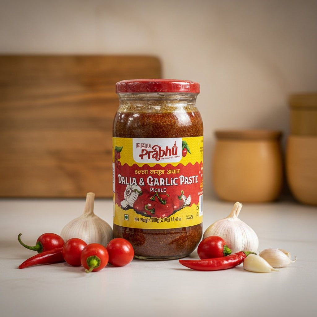 Dalla & garlic paste