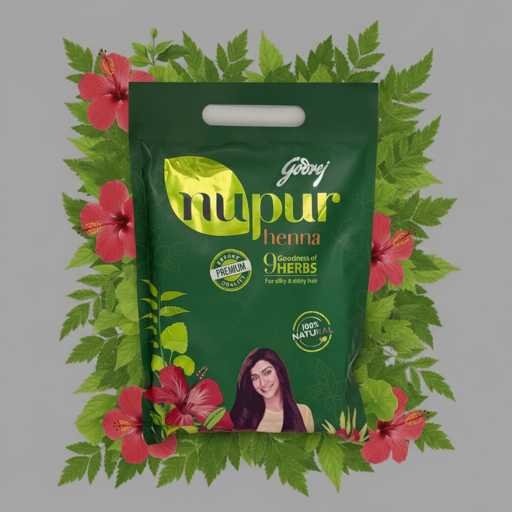 Godrej Nupur Henna | Hair Care for Strong, Shiny, Fragrant Hair