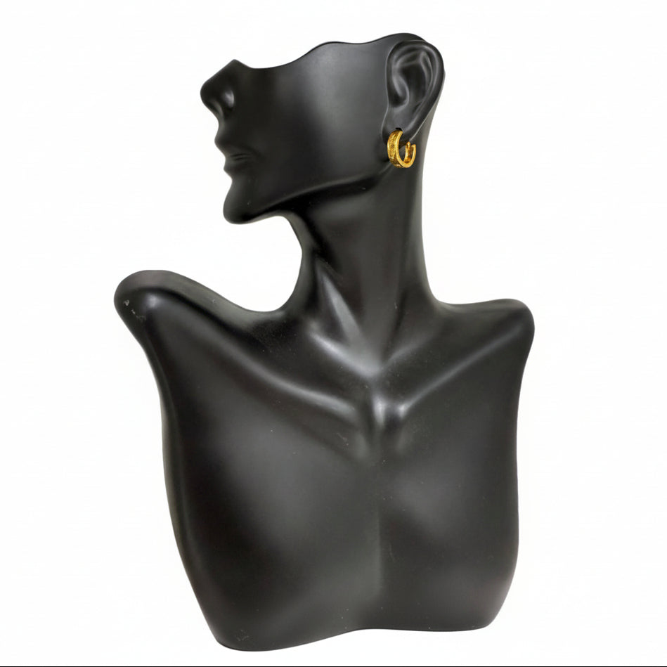 Gold plated ear ring Nepali traditional