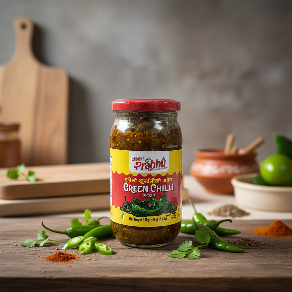 green chilli pickle