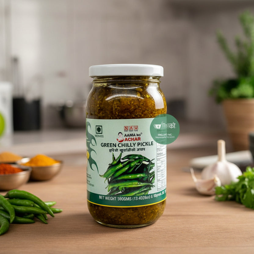 AAMA KO ACHAR Green Chilli Pickle