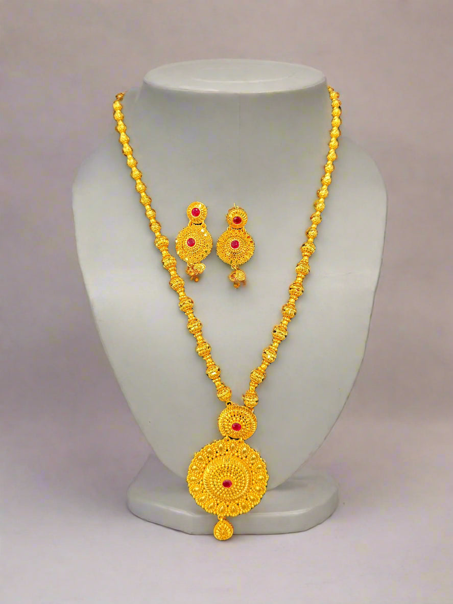 Rani Haar gold plated with matching Earrings