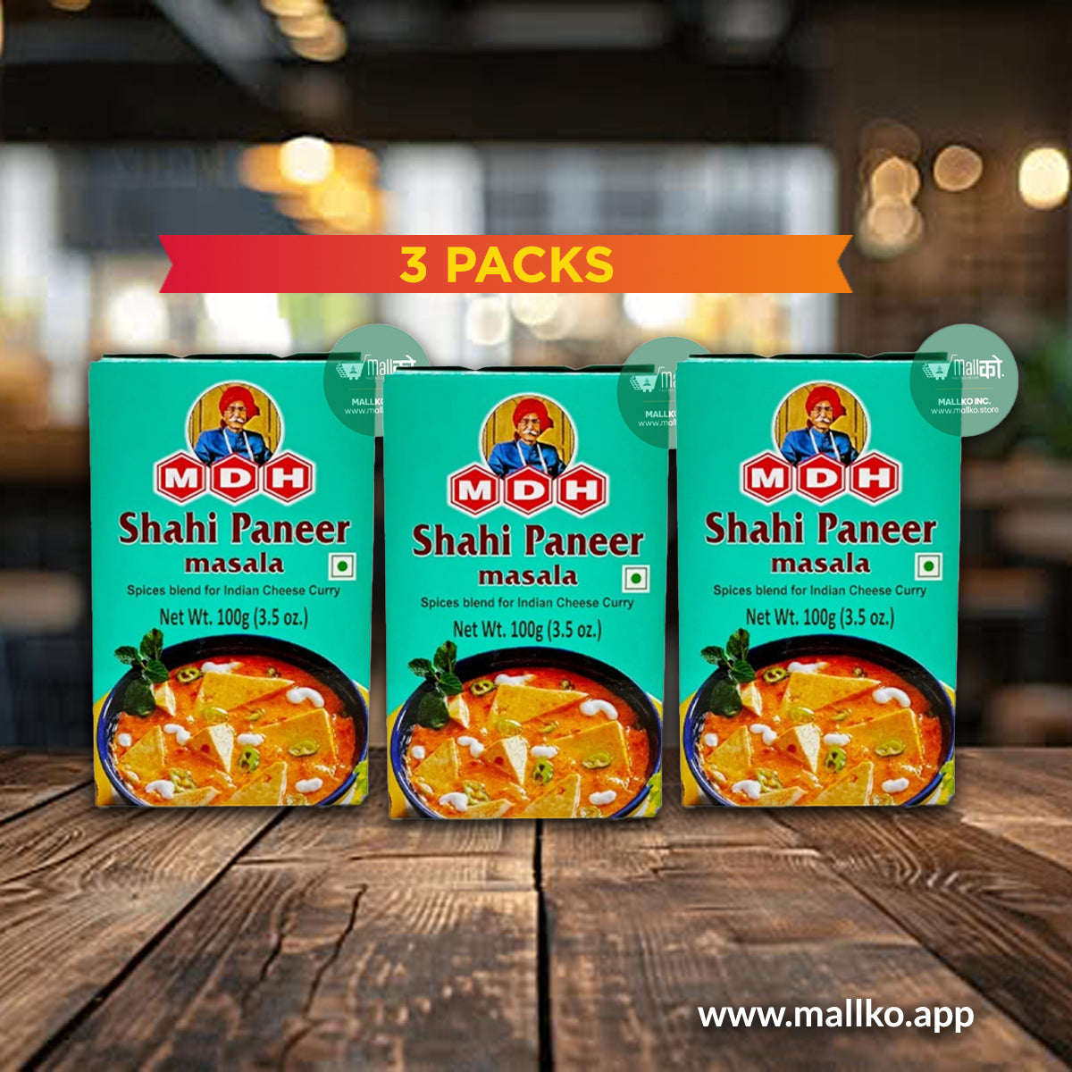 MDH Shahi paneer Masala 3 packs