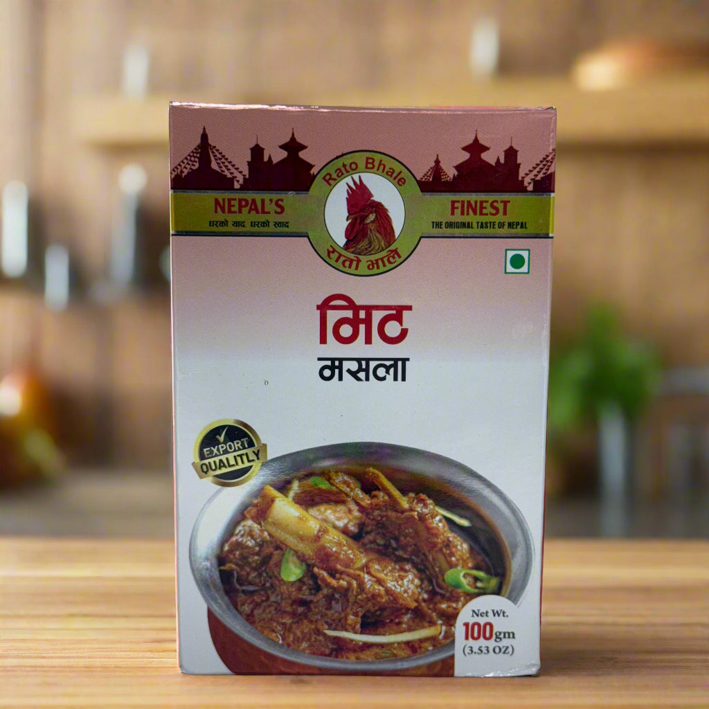 Meat masala raato bhale