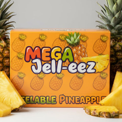 Mega Jeli-eez Peelable Pineapple Gummy Candy