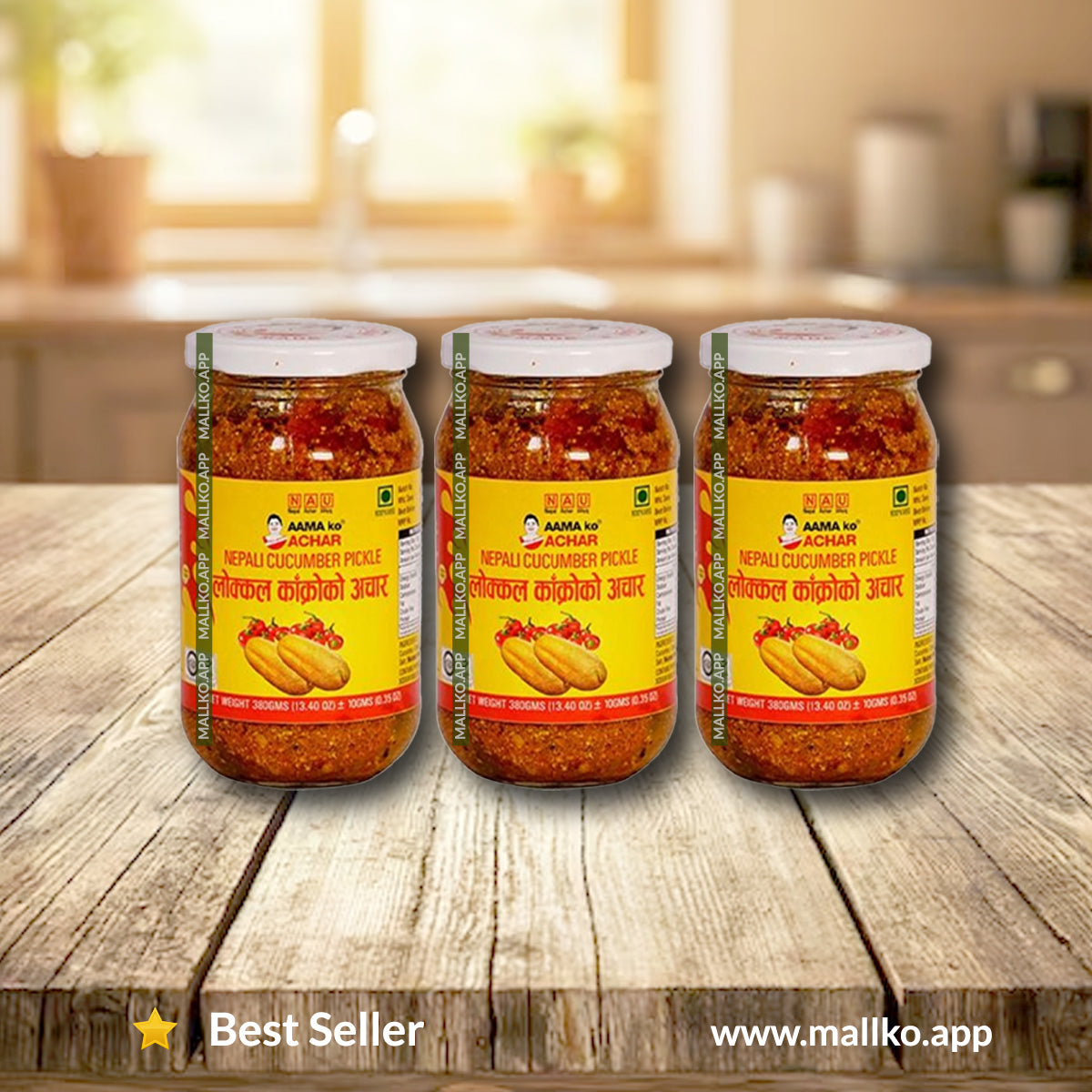 Nepali Kakro ko Achaar cucumber pickle