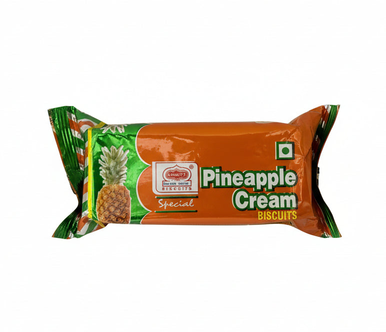 Pineapple cream biscuits