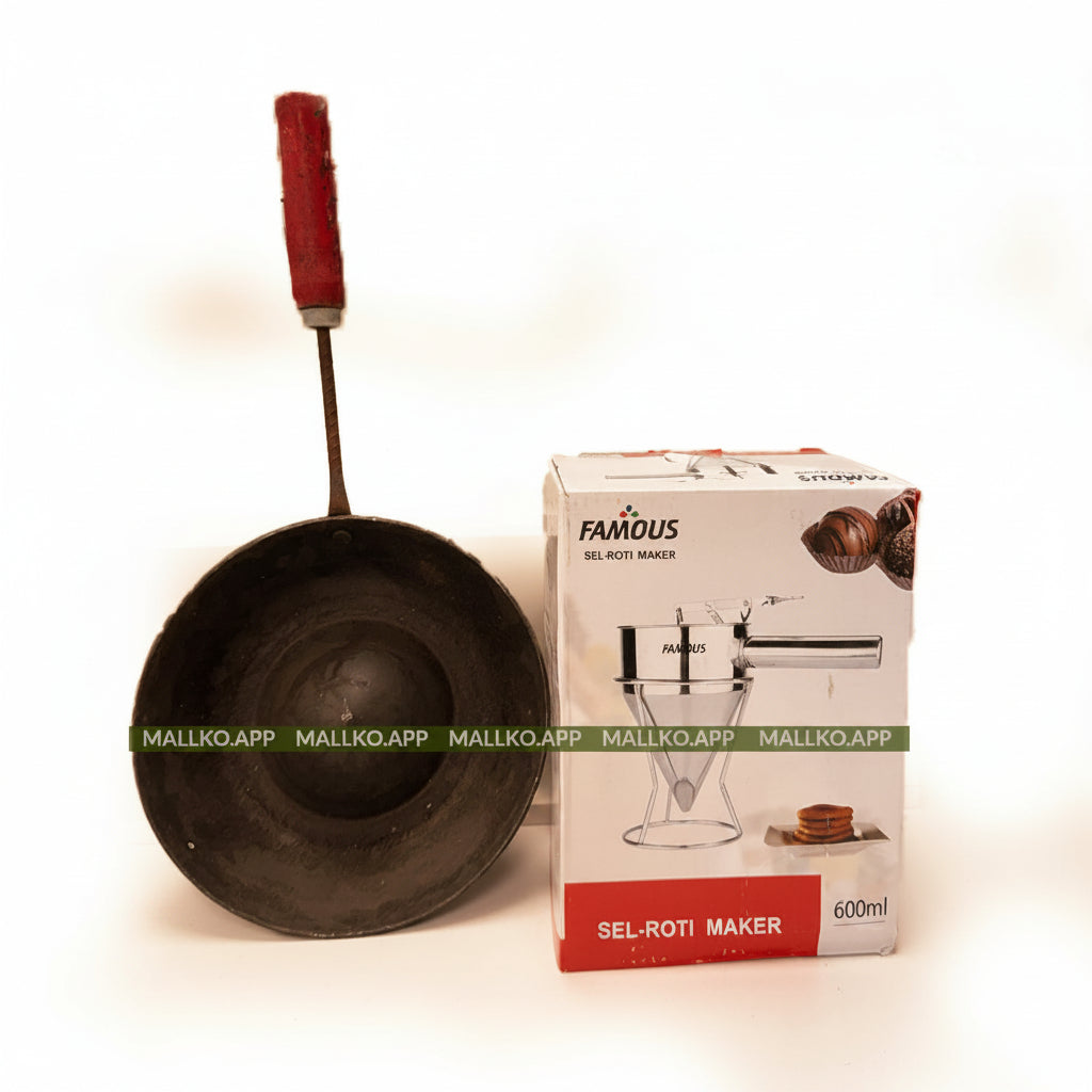 Famous selroti maker and karai set