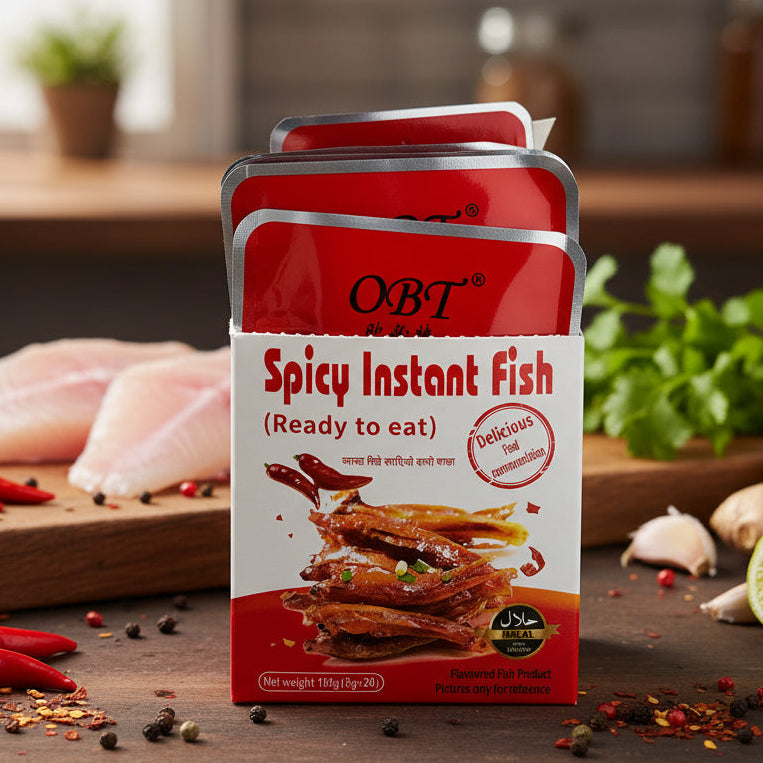 Ready to eat spicy instant fish