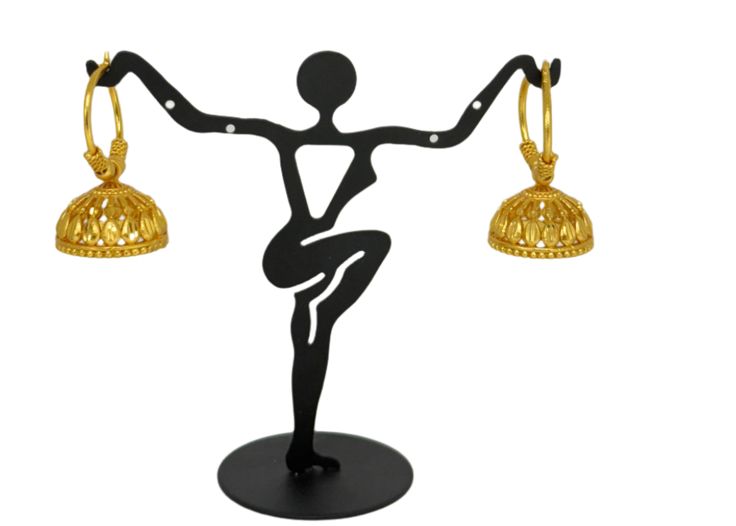 Marwari earrings gold finish Nepali ethnic jewelry