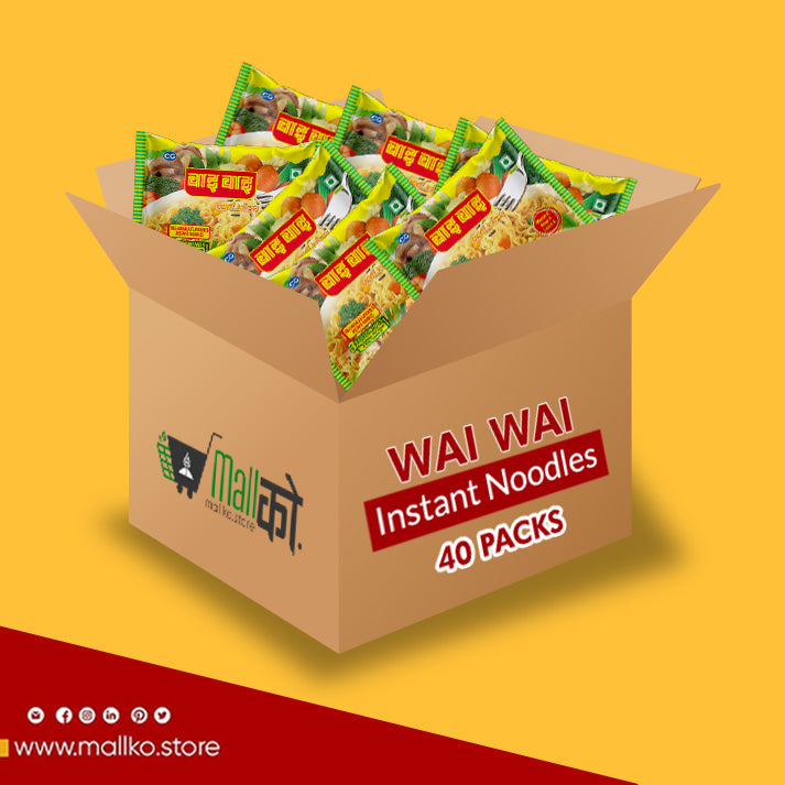 Wai Wai Instant Noodles Chicken & Veg - Nepali Noodles 75g Pack
