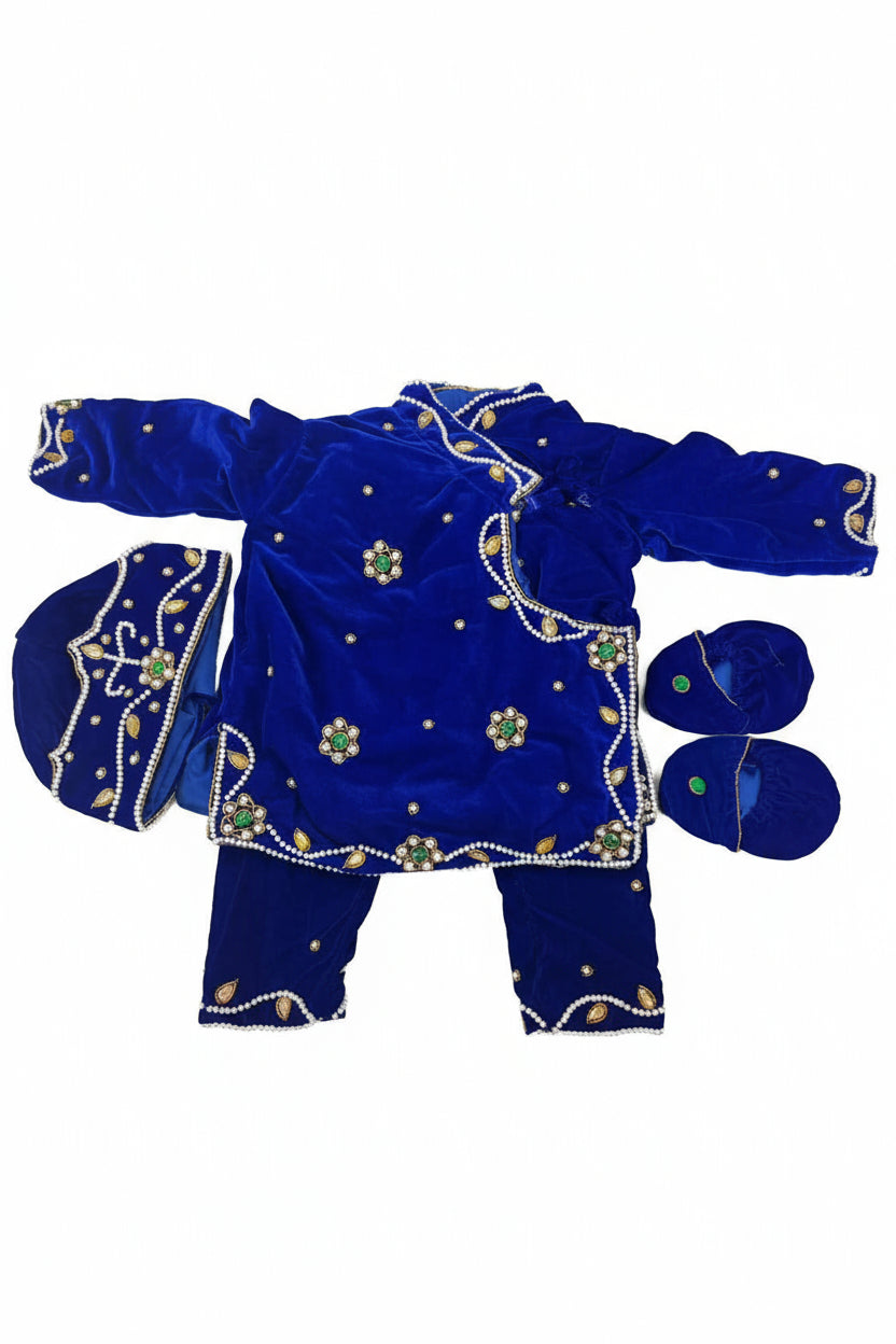 Blue Pasni Dress Set for Kids