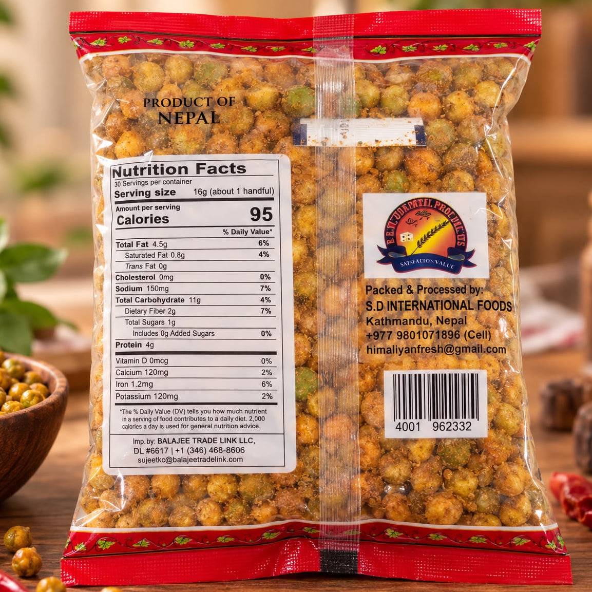Spicy Green Peas