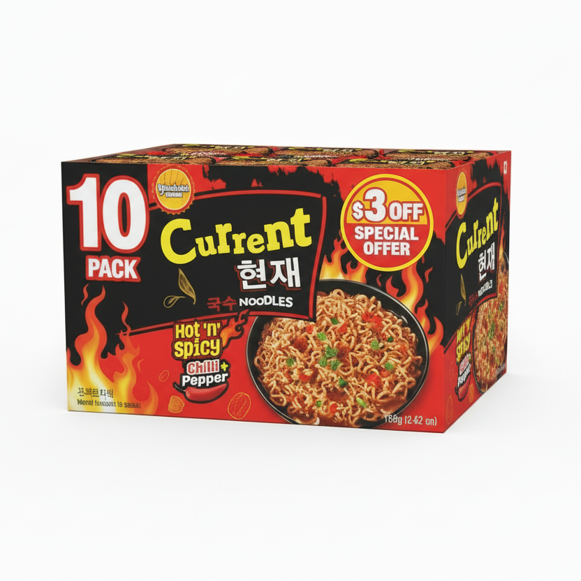 Hot n Spicy CURRENT Noodles -10 Pack Special – Mall ko
