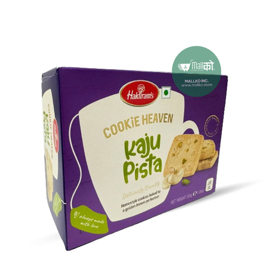 Haldiram's Cookie Heaven - Kaju Pista Cookies (7.06 oz box)