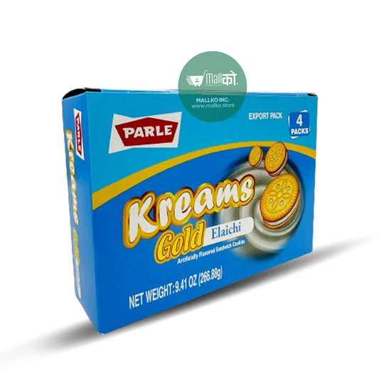 Parle Kreams Gold Elaichi Cookies - 266.88g