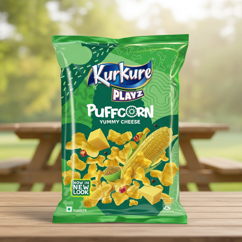 Kurkure puffcorn yummy cheez