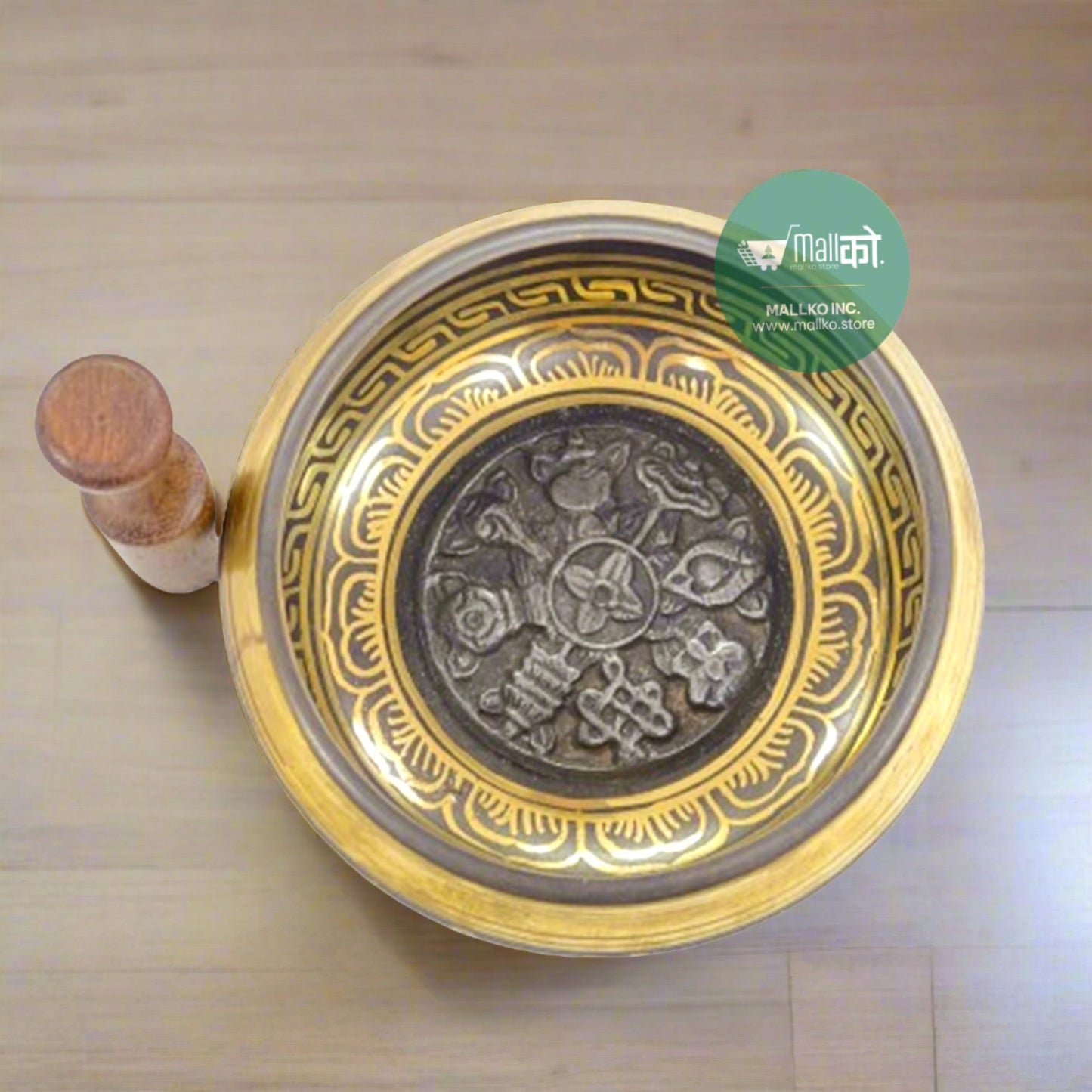 Singing Bowl Set for Meditation or Yoga