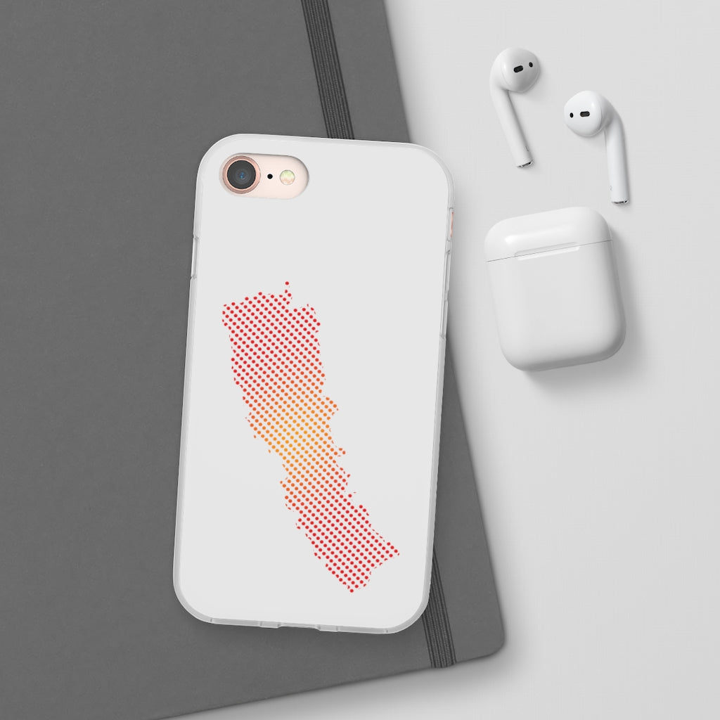 New Map of Nepal printed Flexi Phone Case