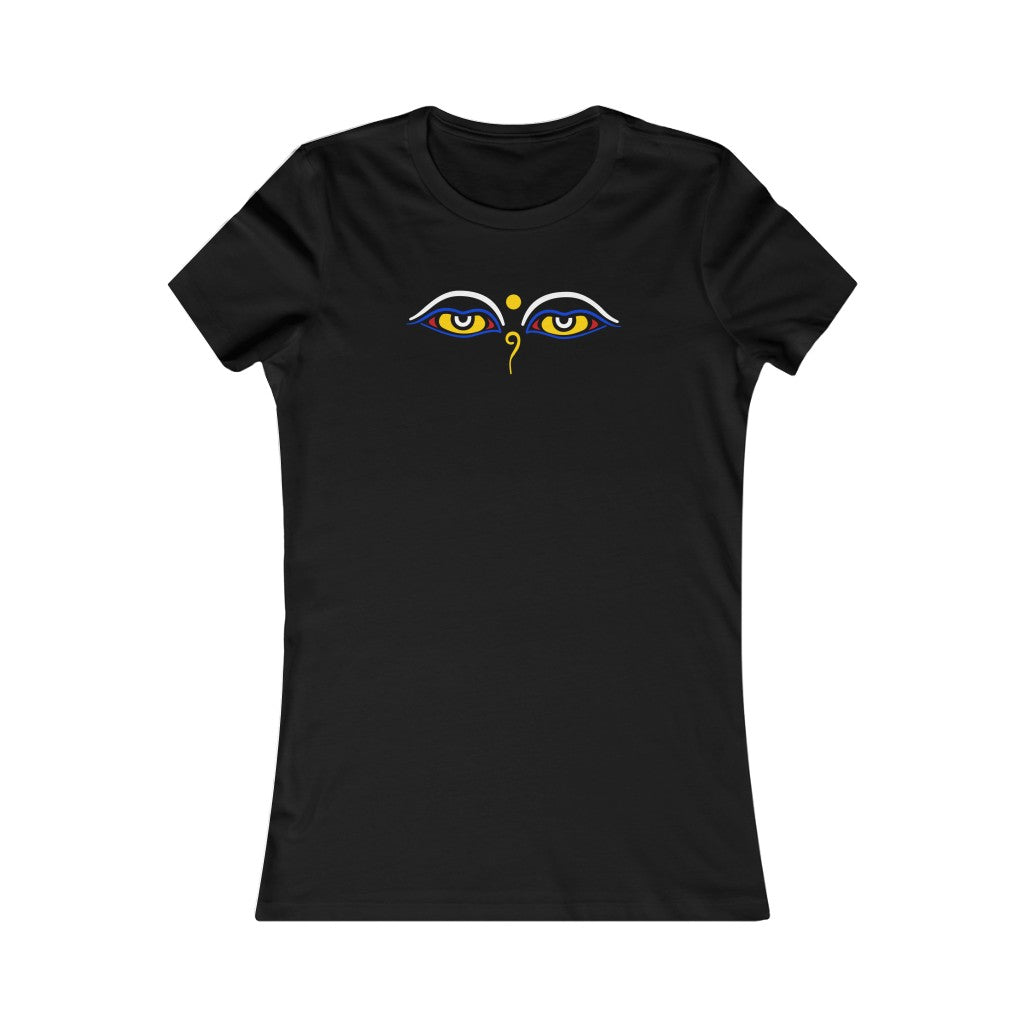 Women's T-shirt with Swayambhu Eyes