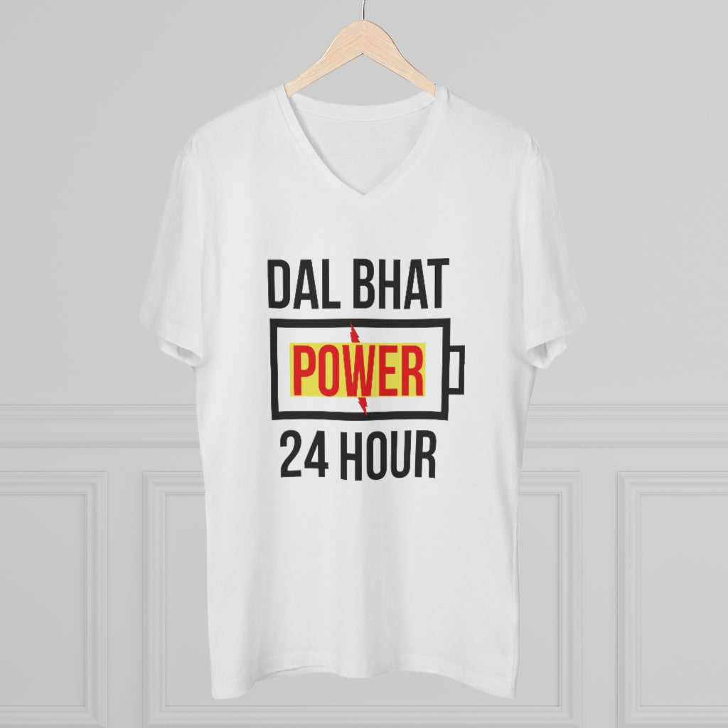 Men’s Presenter V-neck Dal Bhat Power T-shirt