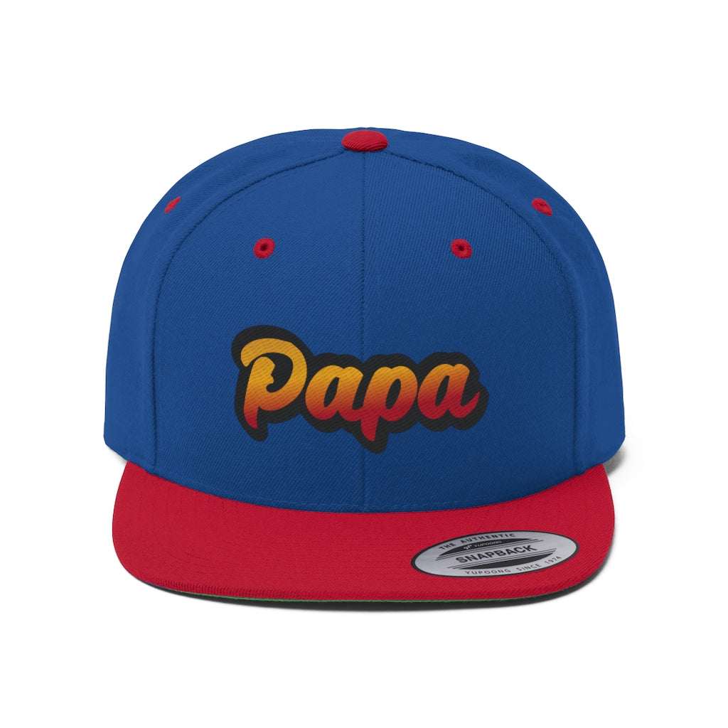 Papa Flat Bill Hat