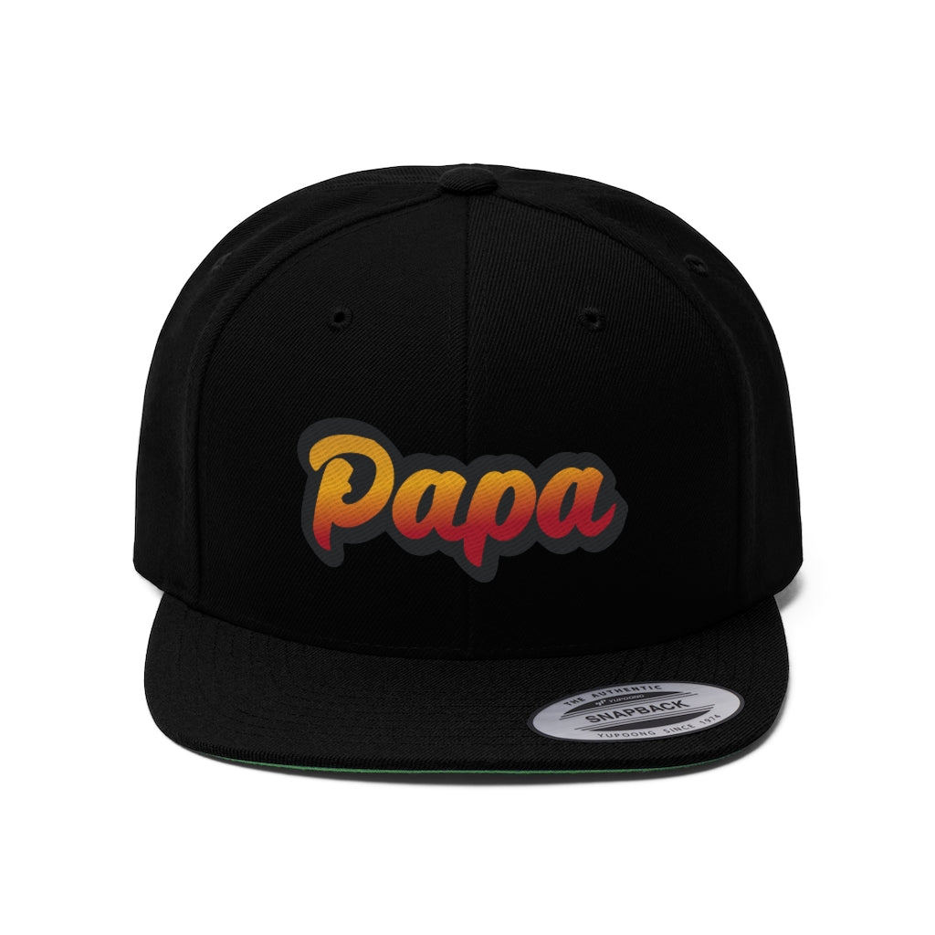 Papa Flat Bill Hat