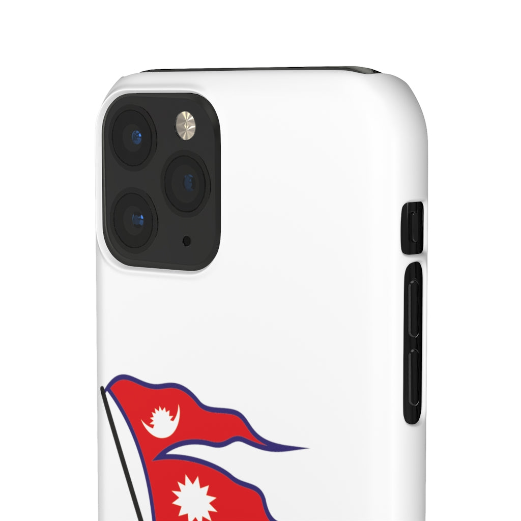 Light weight snap Phone Case with Nepali Flag