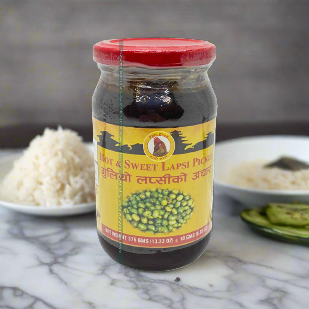 Hot and Sweet Lapsi Pickle