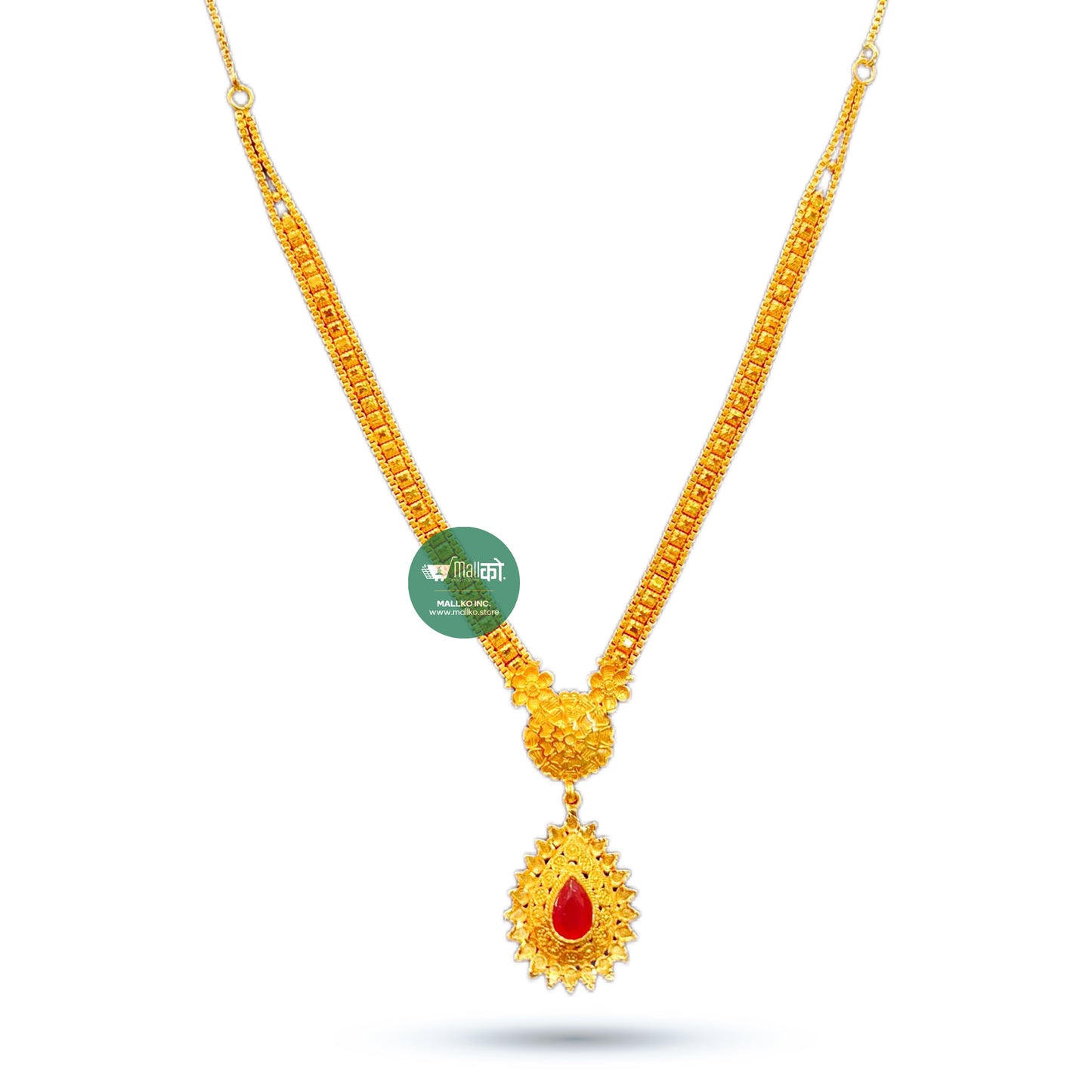 Gold Plated Rani Haar Necklace