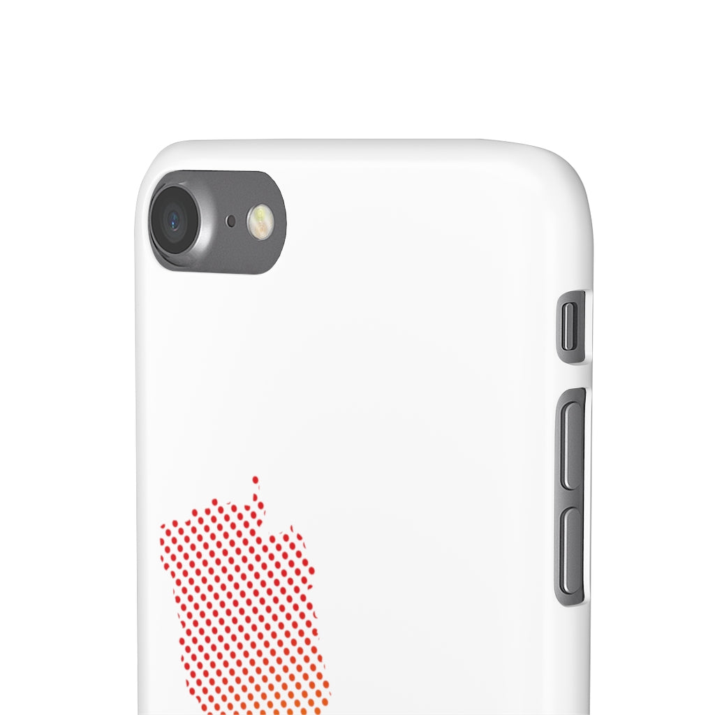 Slim Phone Case with Nepali New Map Dots पातलो