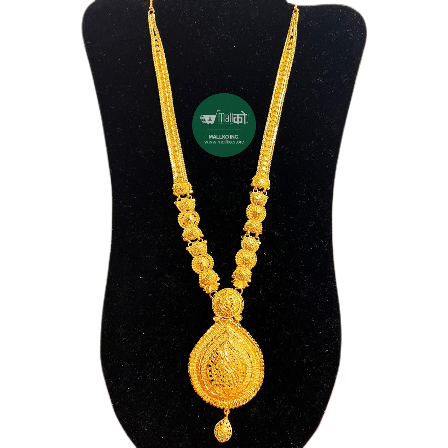 Gold Plated Rani Haar Necklace