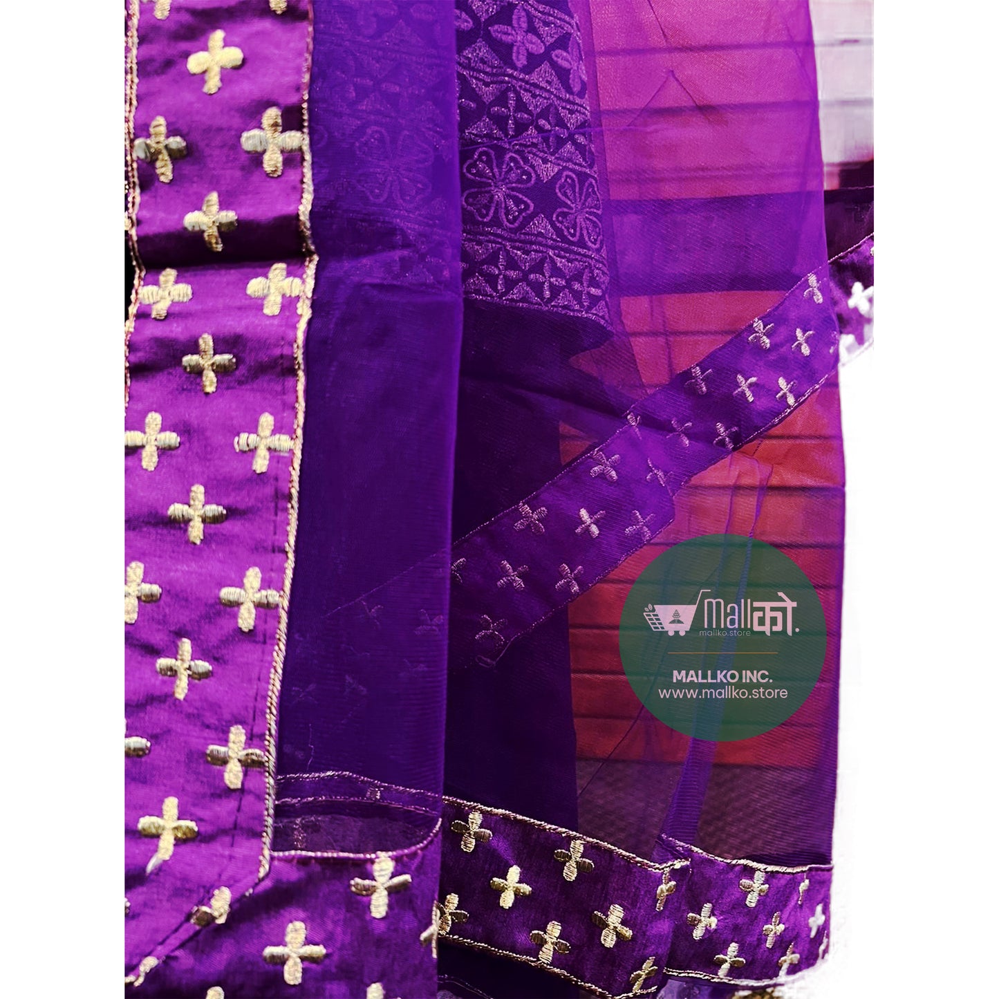 Women's violet kurta set