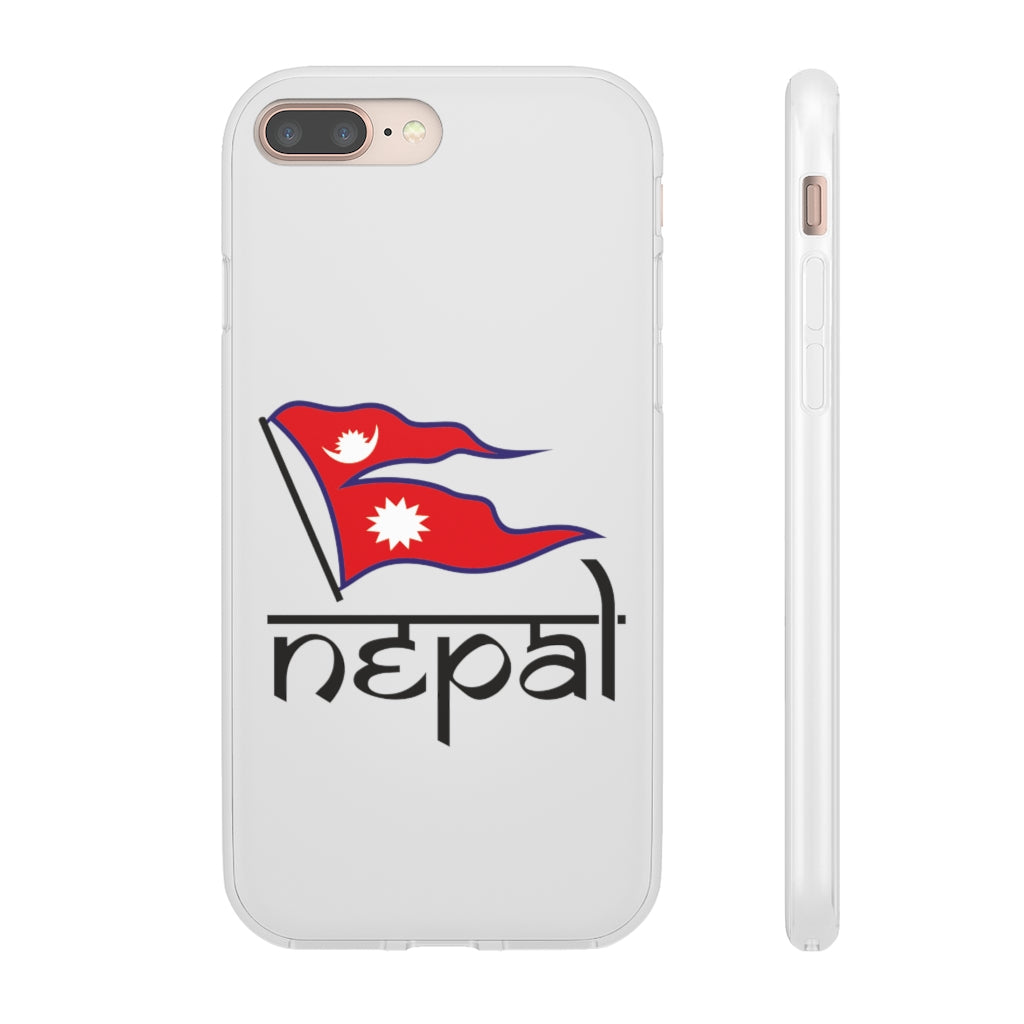 Flexi Phone Case with Nepali Flag