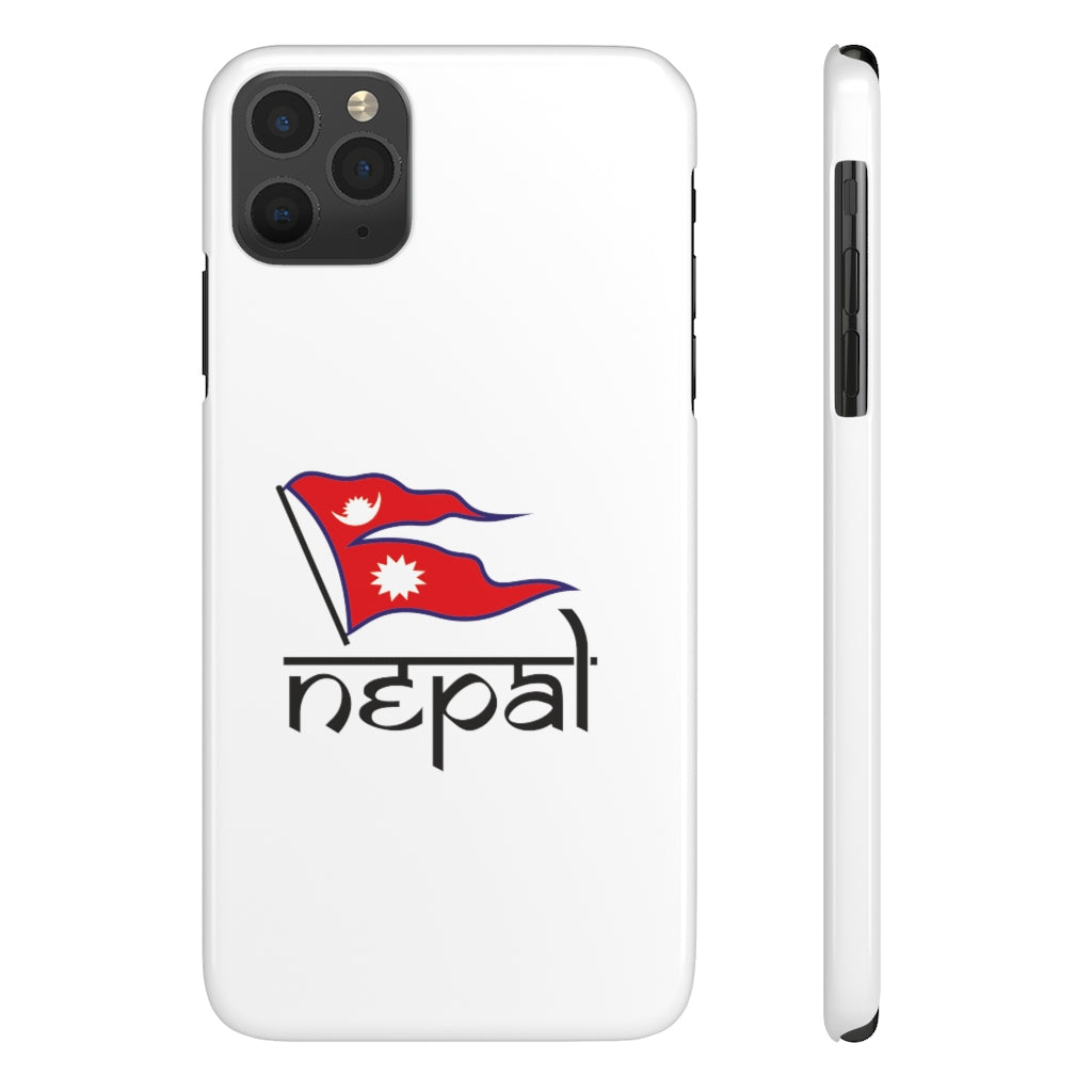Flag of Nepal printed Super Slim Phone Case