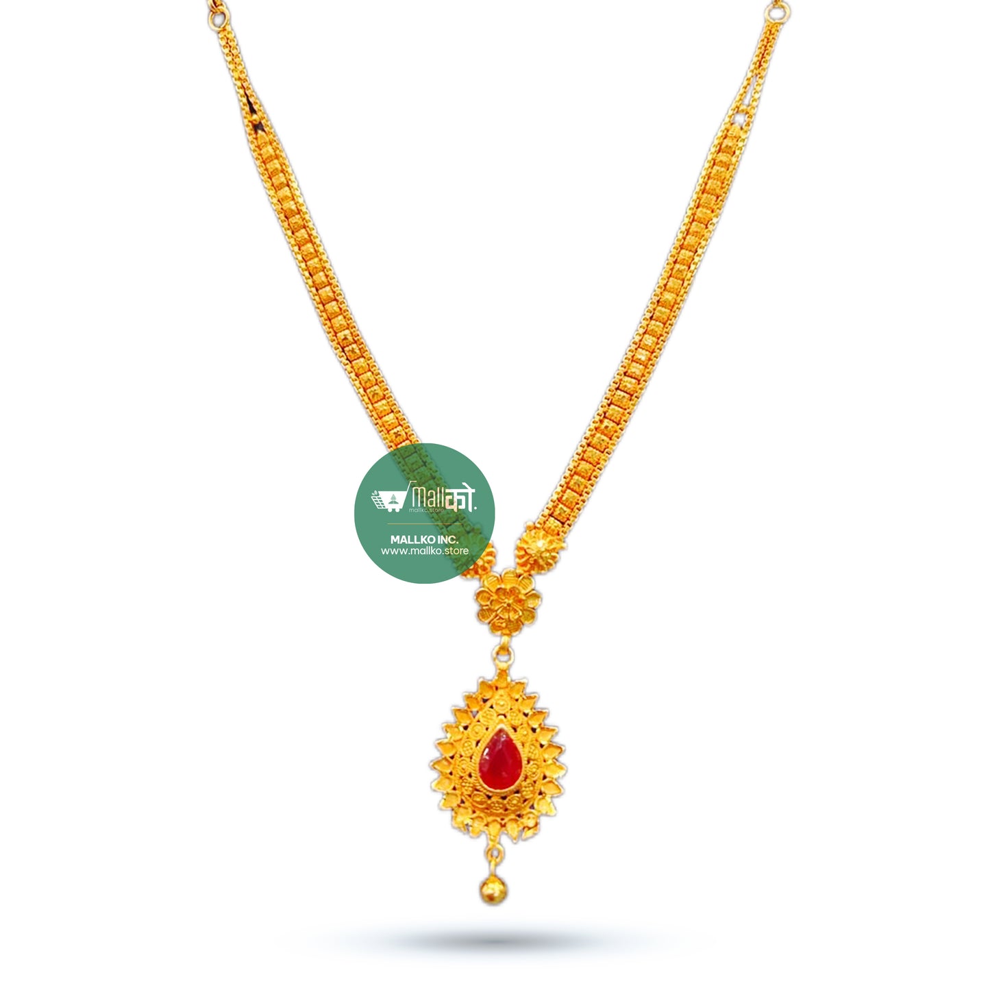 Gold Plated Rani Haar Necklace
